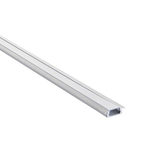 SAXBY RIGELSLIM RECESSED 21.7MM WIDE 2M ALUMINIUM PROFILE/EXTRUSION SILVER