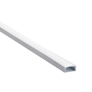 SAXBY RIGELSLIM SURFACE 23.5MM WIDE 2M ALUMINIUM PROFILE/EXTRUSION SILVER
