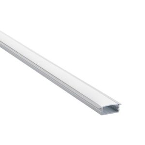 SAXBY SLIM RECESSED PROFILE ALUMINIUM SILVER 2MTRS