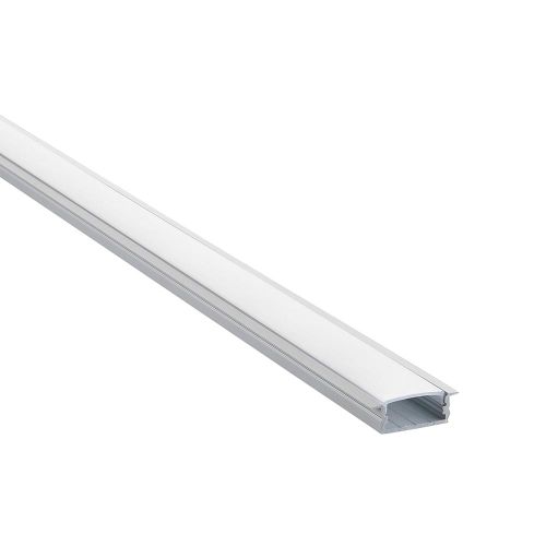 SAXBY SLIM RECESSED PROFILE ALUMINIUM SILVER 2MTRS
