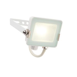 SAXBY WHITE SALDE IP65 10W LED FLOODLIGHT
