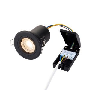 SHIELDPLUS FIXED MATT BLACK BEZEL GU10