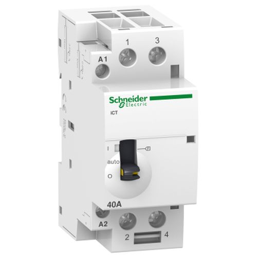 SCHNEIDER ACTI9 40A 230V 2-POLE 2-N/O CONTACTOR