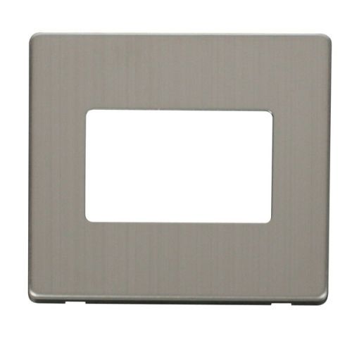 CLICK MINIGRID 6-GANG PLATES 1G PLATE TRIPLE APERTURE PLATE STAINLESS STEEL