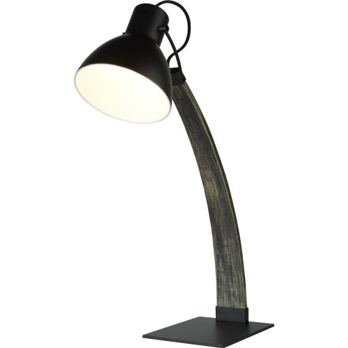 SEARCHLIGHT NANNA TABLE LAMP - ASH WOOD & MATT BLACK