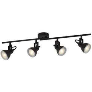 SEARCHLIGHT FOCUS 4LT SPOTLIGHT BAR - BLACK METAL