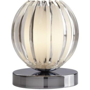 SEARCHLIGHT CLAW TOUCH TABLE LAMP - ACRYLIC, FROSTED GLASS & CHROME