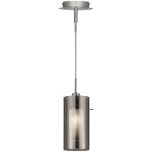 SEARCHLIGHT DUO 2 PENDANT - SMOKED GLASS WITH FROSTED INNER