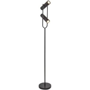 SEARCHLIGHT TELESCOPE 2LT FLOOR LAMP - MATT BLACK METAL