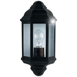 SEARCHLIGHT MAINE OUTDOOR & PORCH FLUSH WALL LIGHT - BLACK