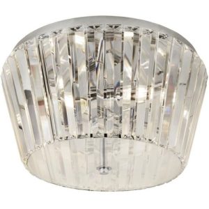 SEARCHLIGHT TIARA 3LT FLUSH - CHROME MEAL
