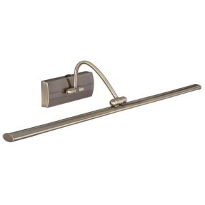 SEARCHLIGHT BARCELONA LED PICTURE LIGHT, ADJUSTABLE HEAD -ANTIQUE BRASS