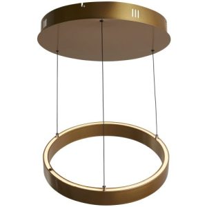 SEARCHLIGHT LAYLA GESTURE CONTROL PENDANT - GOLD METAL & OPAL ACRYLIC