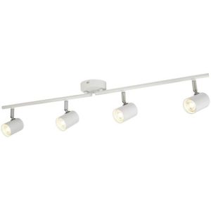 SEARCHLIGHT ROLLO 4LT SPLIT BAR SPOTLIGHT - WHITE METAL