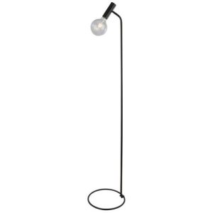 SEARCHLIGHT DULWICH FLOOR LAMP - BLACK METAL