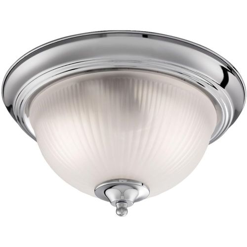 SEARCHLIGHT AMERICAN DINER 2LT CEILING FLUSH - CHROME & GLASS,IP44