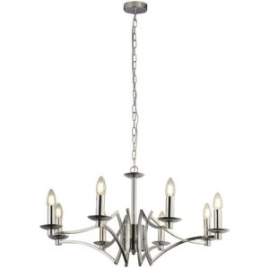 SEARCHLIGHT ASCOT 8LT CEILING PENDANT- CHROME