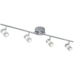 SEARCHLIGHT BUBBLES 4LT LED BATHROOM SPOTLIGHT - CHROME & ACRYLIC, IP44