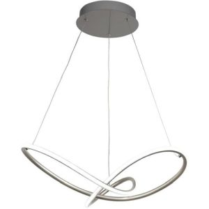 SEARCHLIGHT MAGIC PENDANT - SATIN SILVER METAL