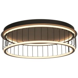 SEARCHLIGHT CIRCOLO CAGE FLUSH - BLACK METAL & WHITE SILICON