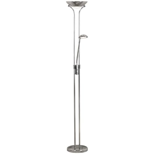 SEARCHLIGHT MOTHER & CHILD LED FLOOR LAMP - CHROME