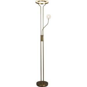 SEARCHLIGHT MOTHER & CHILD FLOOR LAMP - SATIN BRASS METAL