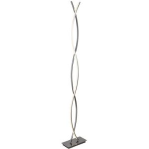 SEARCHLIGHT PLATT LED WAVE FLOOR LAMP - CHROME & OPAL