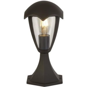 SEARCHLIGHT BLUEBELL 30CM OUTDOOR POST - GREY & POLYCARBONATE, IP44