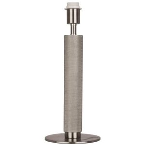 SEARCHLIGHT BASE ONLY - LONDON TABLE LAMP - KNURLED SILVER