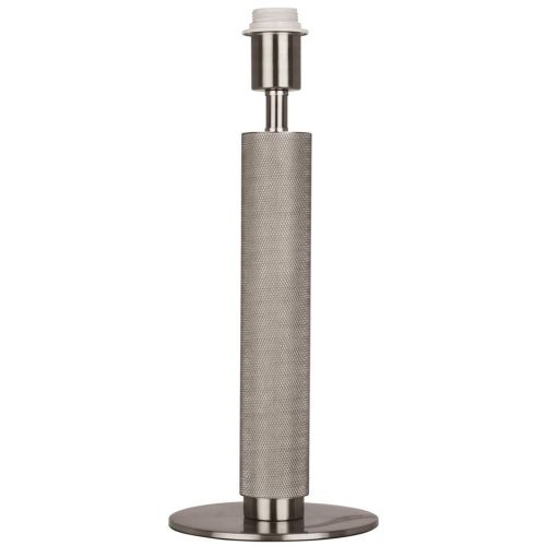 SEARCHLIGHT BASE ONLY - LONDON TABLE LAMP - KNURLED SILVER