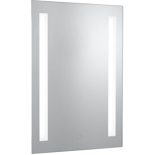 SEARCHLIGHT BATHROOM MIRROR W SHAVING SOCKET - CHROME & FROSTED, IP44