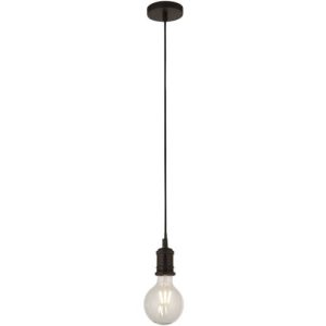 SEARCHLIGHT MATT BLACK 1LT SUSPENSION - 1.5M BLACK CABLE
