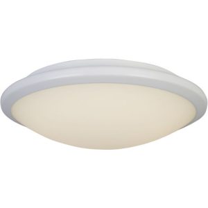 SEARCHLIGHT KNUTSFORD FLUSH - WHITE & FROSTED GLASS