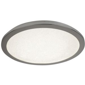 SEARCHLIGHT SCILLY LED BATHROOM LIGHT - CHROME & CRYSTAL SAND, IP44
