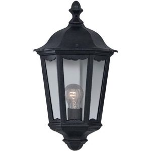 SEARCHLIGHT ALEX OUTDOOR WALL LIGHT - BLACK, IP44