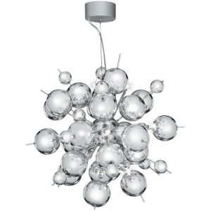 SEARCHLIGHT MOLECULE 12LT CEILING PENDANT - POLISHED CHROME