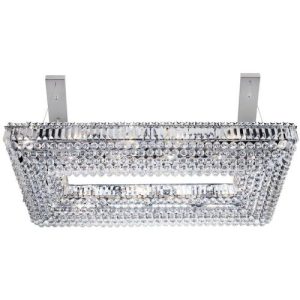 SEARCHLIGHT VESUVIUS 26LT PENDANT - CHROME, CRYSTAL TRIM & BALL DROPS