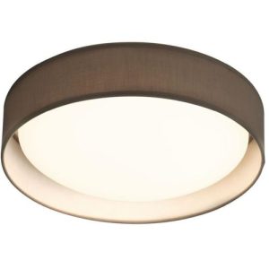 SEARCHLIGHT GIANNA LED FLUSH CEILING LIGHT - ACRYLIC, & FABRIC SHADE