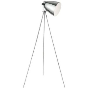 SEARCHLIGHT STUDY FLOOR LAMP - CHROME
