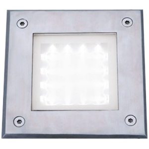 SEARCHLIGHT WALKOVER LED RECESSED SQUARE WALKOVER - STAINLESS STEEL