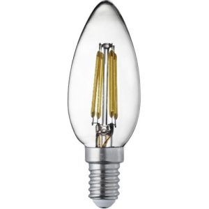 SEARCHLIGHT PACK 10 DIMMABLE E14 LED FILAMENT CANDLE LAMP - 6W, 540LM, W