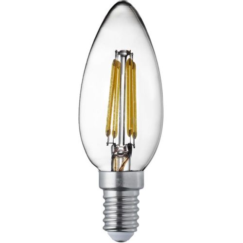 SEARCHLIGHT PACK 10 LED LAMPS - DIMMABLE E14 LED FILAMENT CANDLE - 4.5W