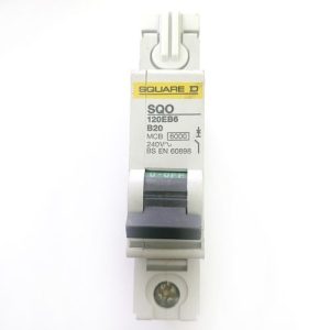 SQUARE D QOE MCB 20 AMP SINGLE POLE QWIKLINE BREAK