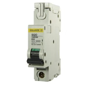 SQUARE D 32A S/POLE TYPE.B MCB