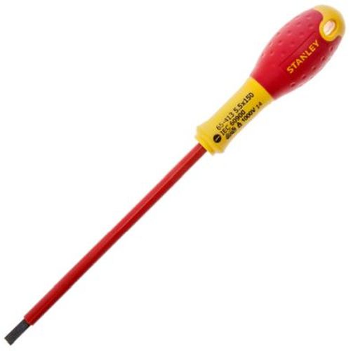 STANLEY VDE SLOTTED SCREWDRIVER 5.5X150MM