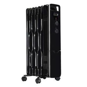STATUS 1.5KW BLACK OIL FILLED RADIATOR - 7 FIN - ADJ
