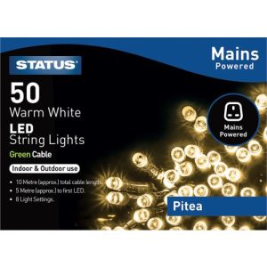 STATUS 50 LED WARM WHITE 240V INDOOR/OUTDOOR LIGHTS