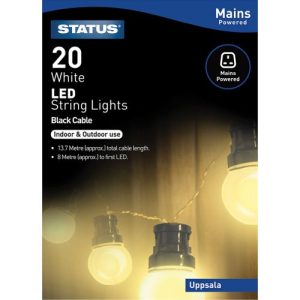 STATUS 20 LED WARM WHITE GLOBE OUTDOOR LIGHTS