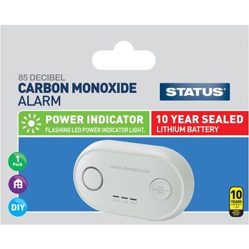 STATUS CARBON MONOXIDE 10YEAR SEALED LITHIUM BATTE