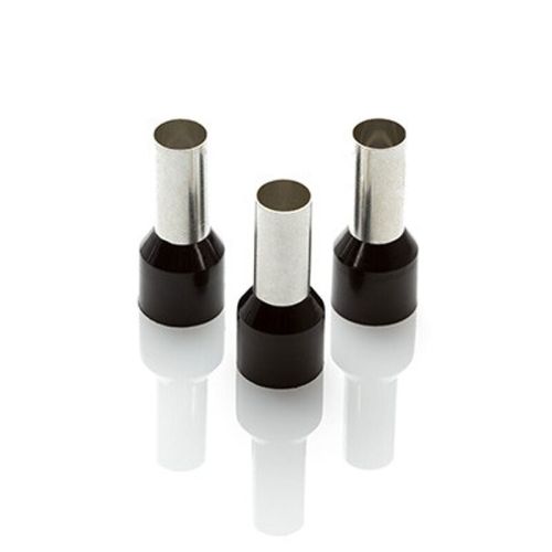 SWA BLACK BOOTLACE FERRULES TO FIT 25MM2 CABLE (100)